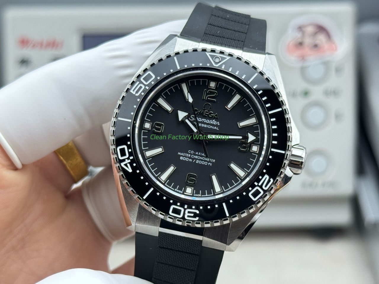 VS+ Factory Omega Seamaster Planet Ocean 600M 217.32.42.21.01.001 42mm Black Rubber Strap Black Dial (7) VS+ Factory Omega Seamaster Planet Ocean 600M 217.32.42.21.01.001 42mm Black Rubber Strap Black Dial (7)