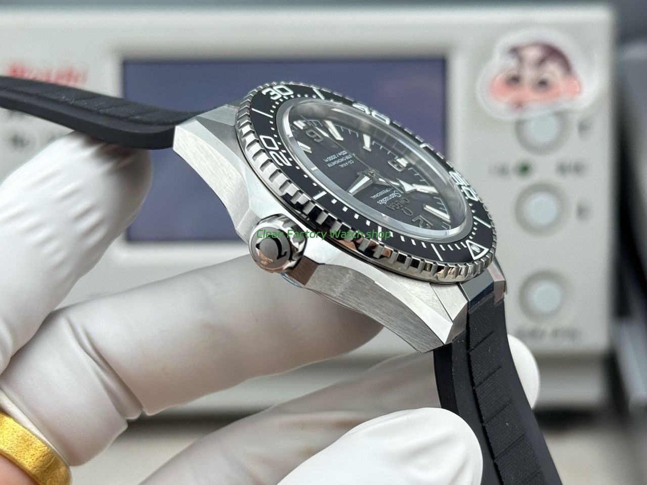 VS+ Factory Omega Seamaster Planet Ocean 600M 217.32.42.21.01.001 42mm Black Rubber Strap Black Dial (9) VS+ Factory Omega Seamaster Planet Ocean 600M 217.32.42.21.01.001 42mm Black Rubber Strap Black Dial (9)