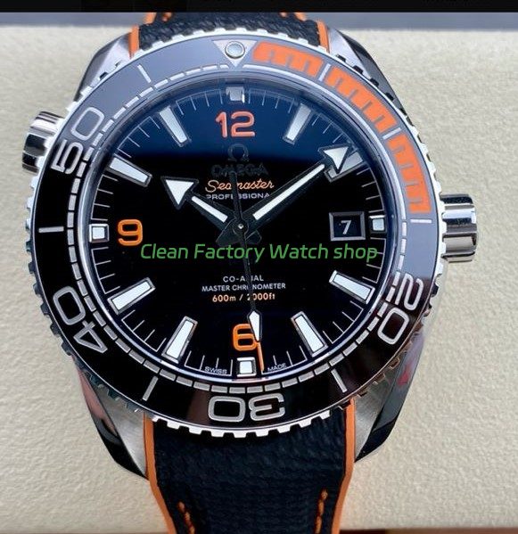 VS Factory Omega Planet Ocean 600M 43.5mm rubber strap