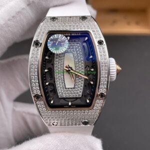ZF Factory RM 07 stone-set dial details