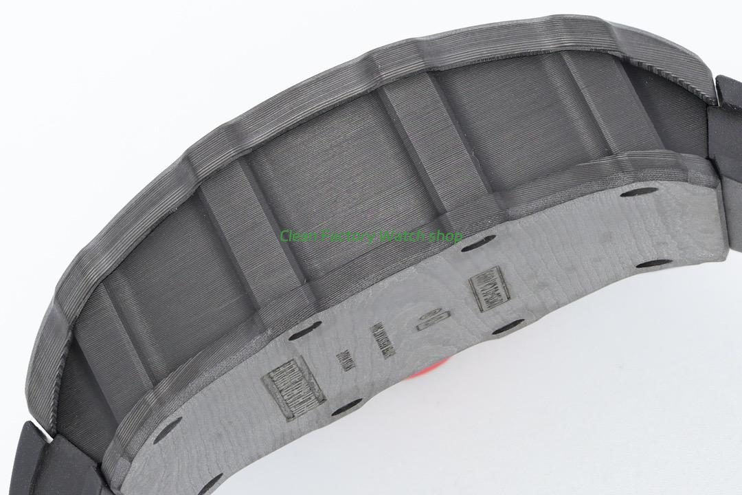 ZF Factory Richard Mille RM 35-01 42mm Black Carbon Fiber Black Rubber Strap Black Skeletonized Dial (9) ZF Factory Richard Mille RM 35-01 42mm Black Carbon Fiber Black Rubber Strap Black Skeletonized Dial (9)