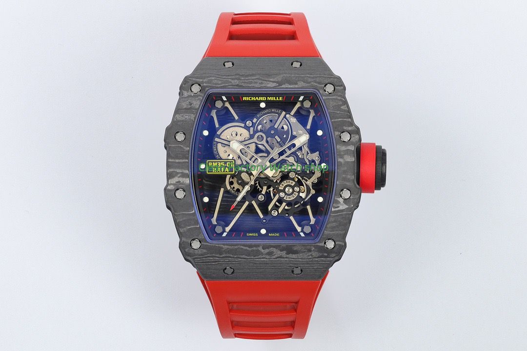 ZF Factory RM 35-01 Rafael Nadal skeletonized dial